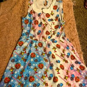 sailor moon maxi dress